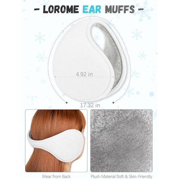 Women Wight Knit Beanie Hat, Gloves, Scarf & Ear Warmer Set - Winter - Picture 5 of 6